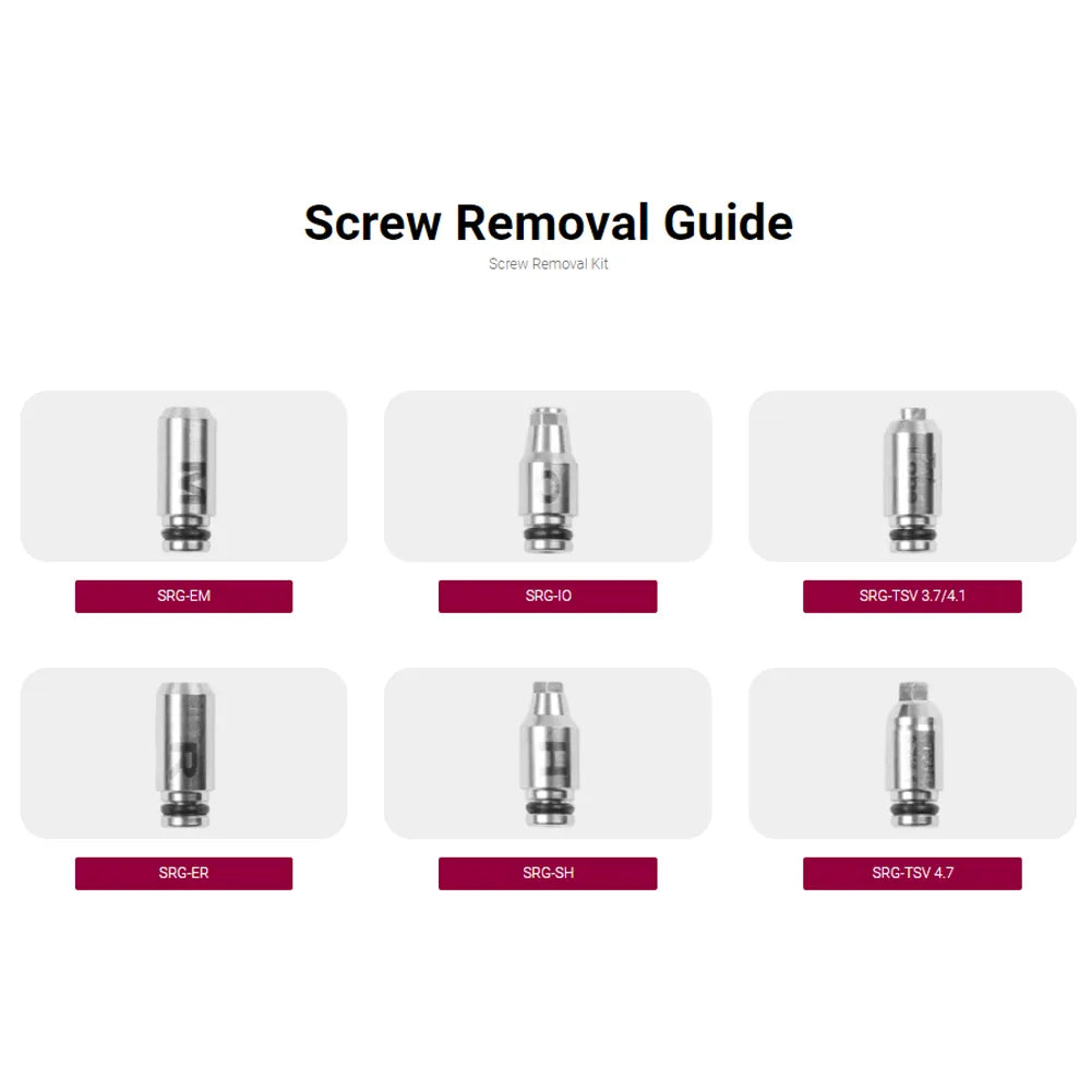 MCTBIO Screw Removal Kit (SRK-01)