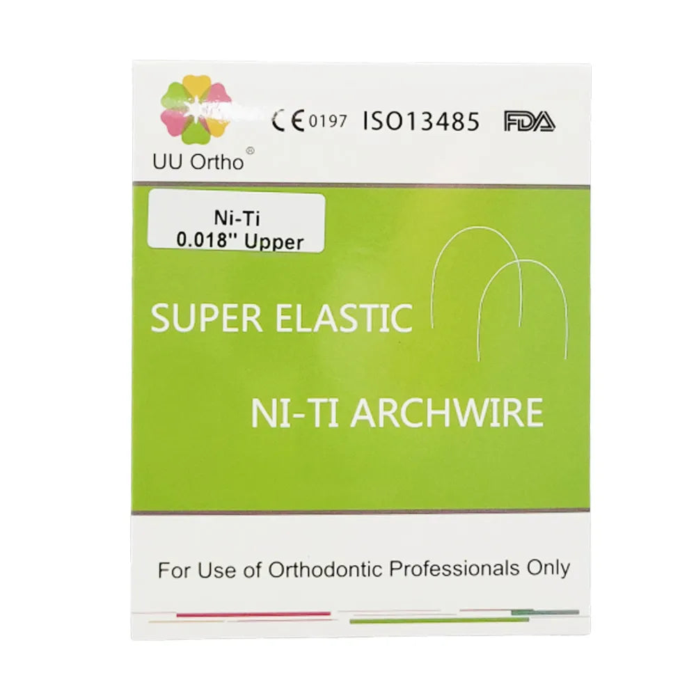 UU Ortho Super Elastic NiTi Archwires -Round Pk/10