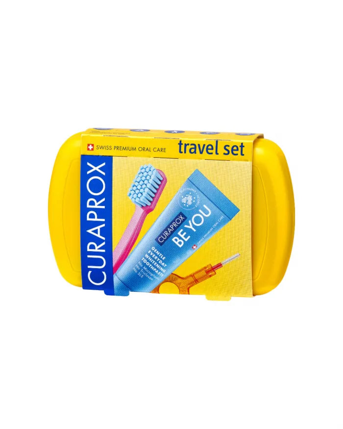 Curaprox Travel set. Yellow