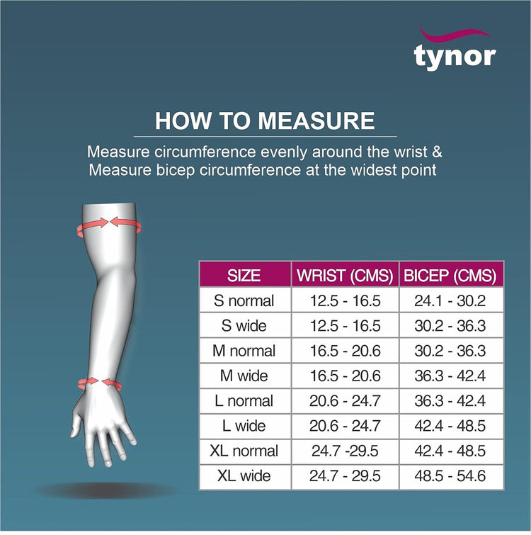 Tynor Arm Sleeves Mitten Compression Garments