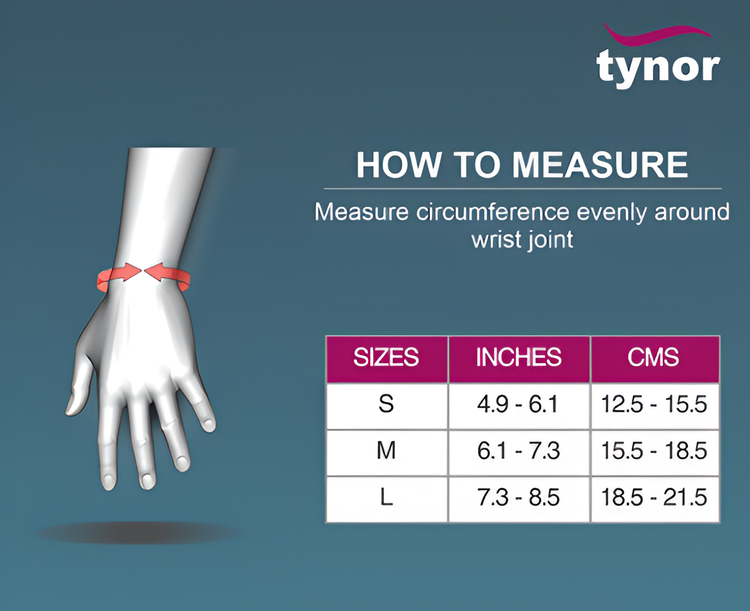 Tynor Double Lock Wrist Brace