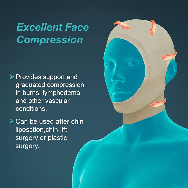 Tynor Open Hood Face Compression Garment