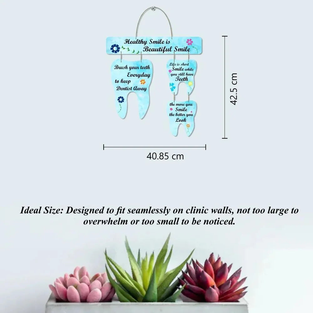 Unique Dents Tooth Shaped Acrylic Wall Decor WD001