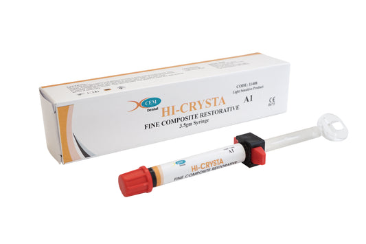 Xcem Hi-Crysta | 3.5gm Dental Light Cure Composite Restoration (Syringe)