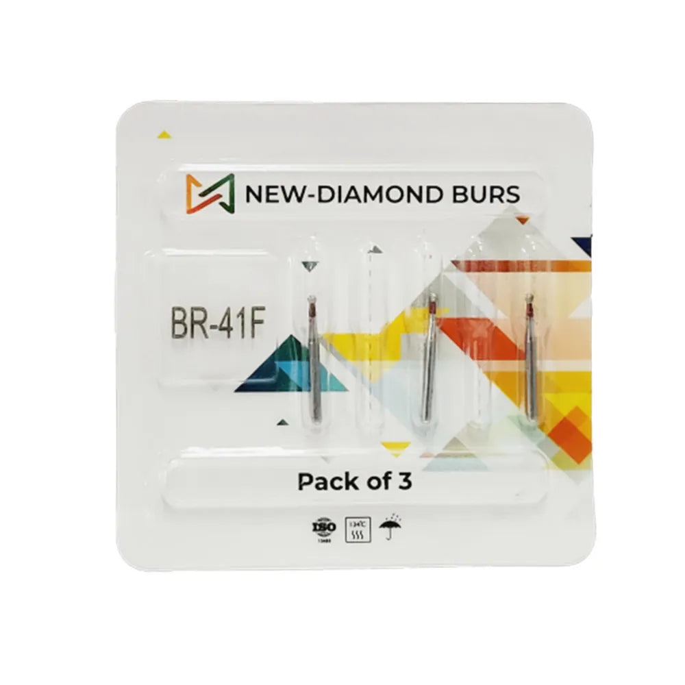 NewDiamond Ball Round Diamond Bur -BR (Pack Of 3)