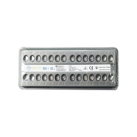 Ortho Organizer Ceramic Bracket Kit MBT .022 / .018