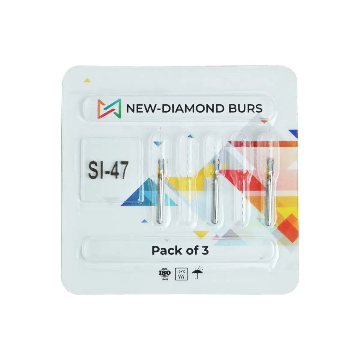NewDiamond Single Inverted Cone Diamond Bur -SI (Pack Of 3)