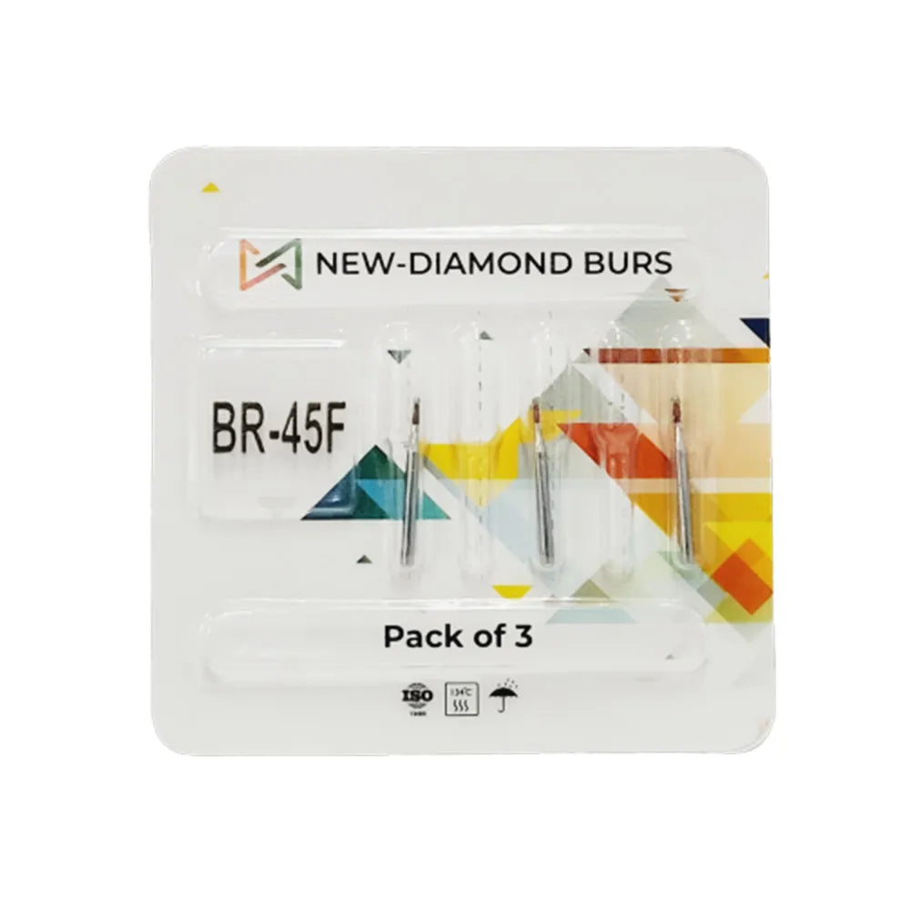 NewDiamond Ball Round Diamond Bur -BR (Pack Of 3)