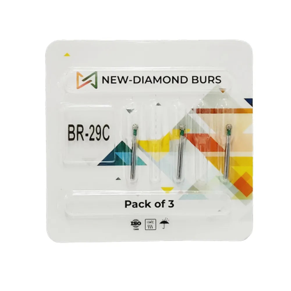 NewDiamond Ball Round Diamond Bur -BR (Pack Of 3)