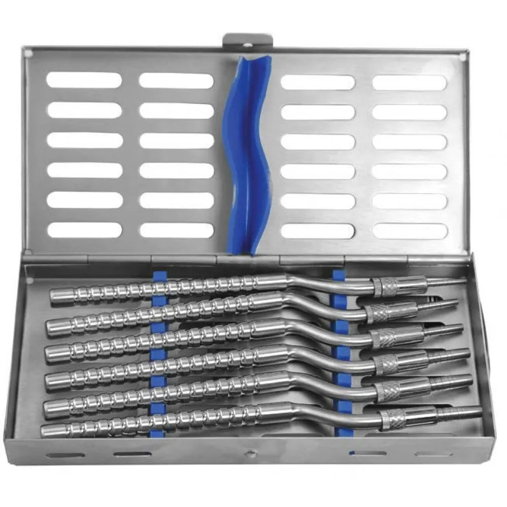 GDC Osteotome Concave Angulated Set Of 6 In Cassette (Ostmshawc6)