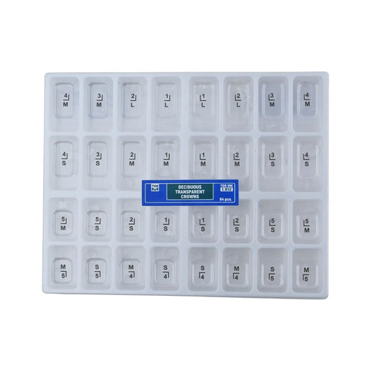 Tor VM Transparent Crowns 64 pcs- Deciduous No 1.912