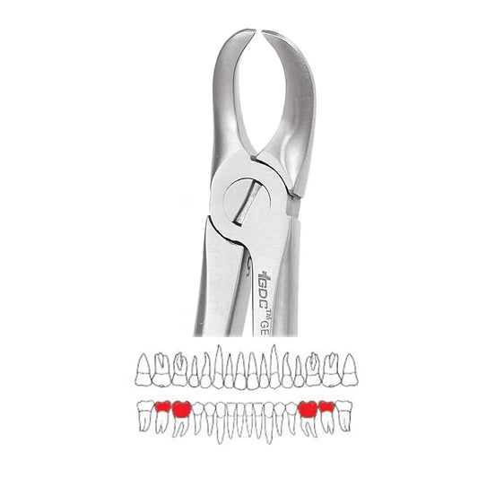 GDC Extraction Forceps Lower Molars - 87 Standard (FX87S)