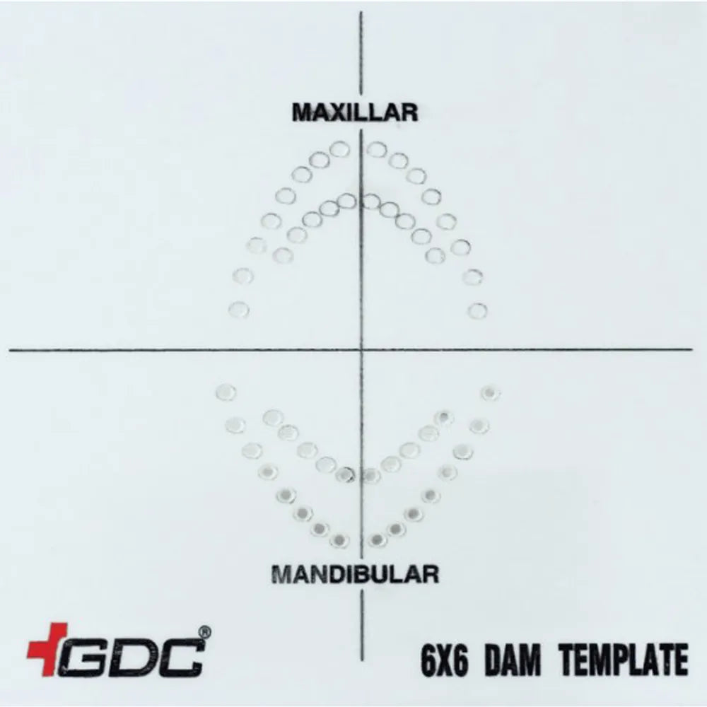 GDC Rubber Dam Template 6x6 (Rdt)