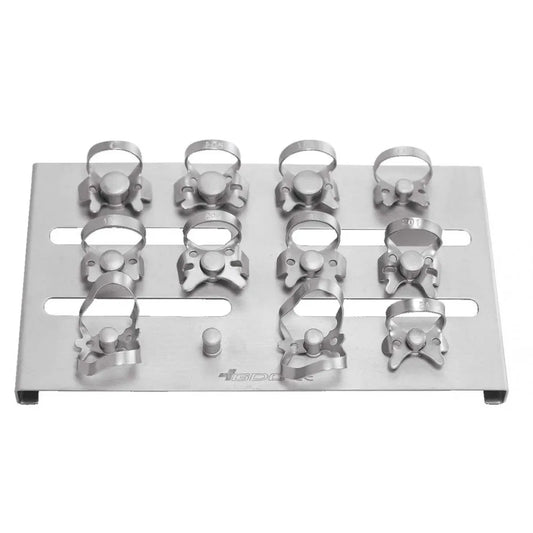 GDC Rubber Dam Clamp Set Of 11 With Clamp Holder (Rdcob11)