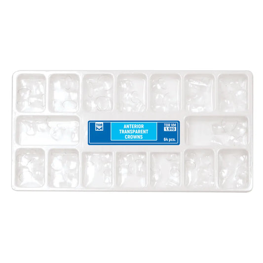Tor Vm Transparent Crowns 64 pcs - Anterior No. 1.910