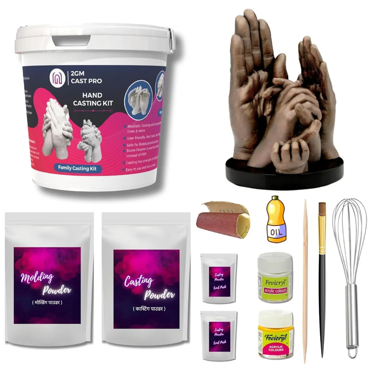 2GM CastPro Family Hand Casting Kit