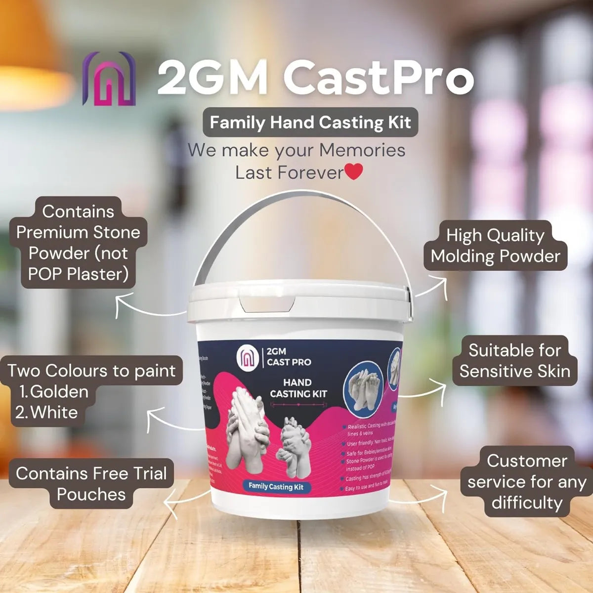 2GM CastPro Family Hand Casting Kit