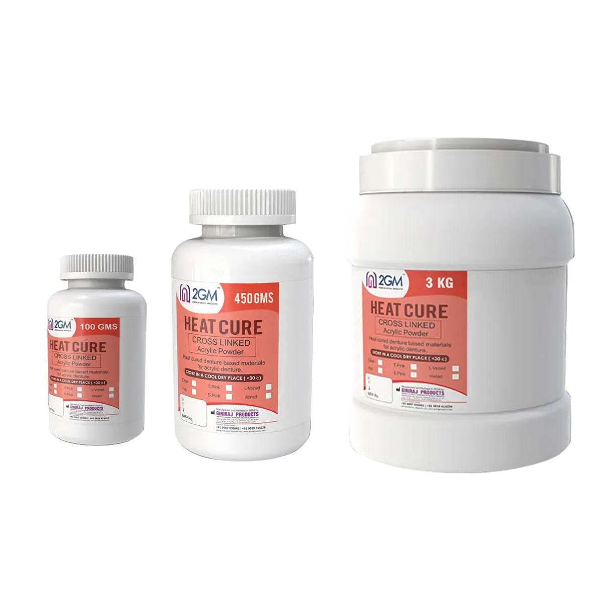 2GM Heat Cure Powder