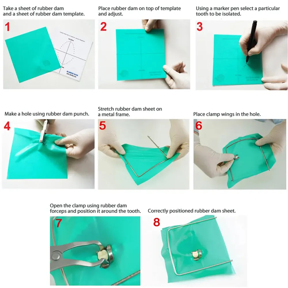 GDC Rubber Dam Template 6x6 (Rdt)