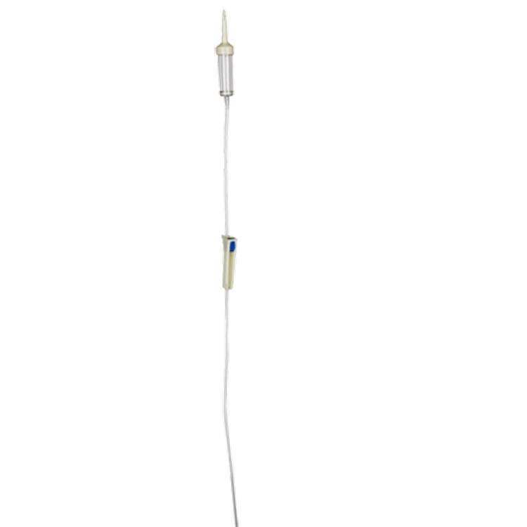 Romsons RMS Infusion Set with Luer Lock IV Set Vented with 21G Needle Pack of 25