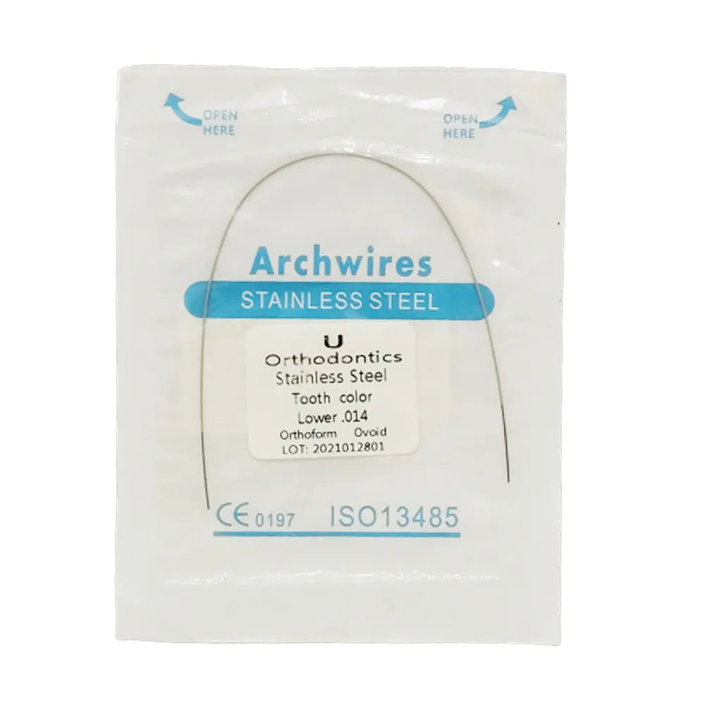 U Ortho SS Tooth Color Wire - Ovoid