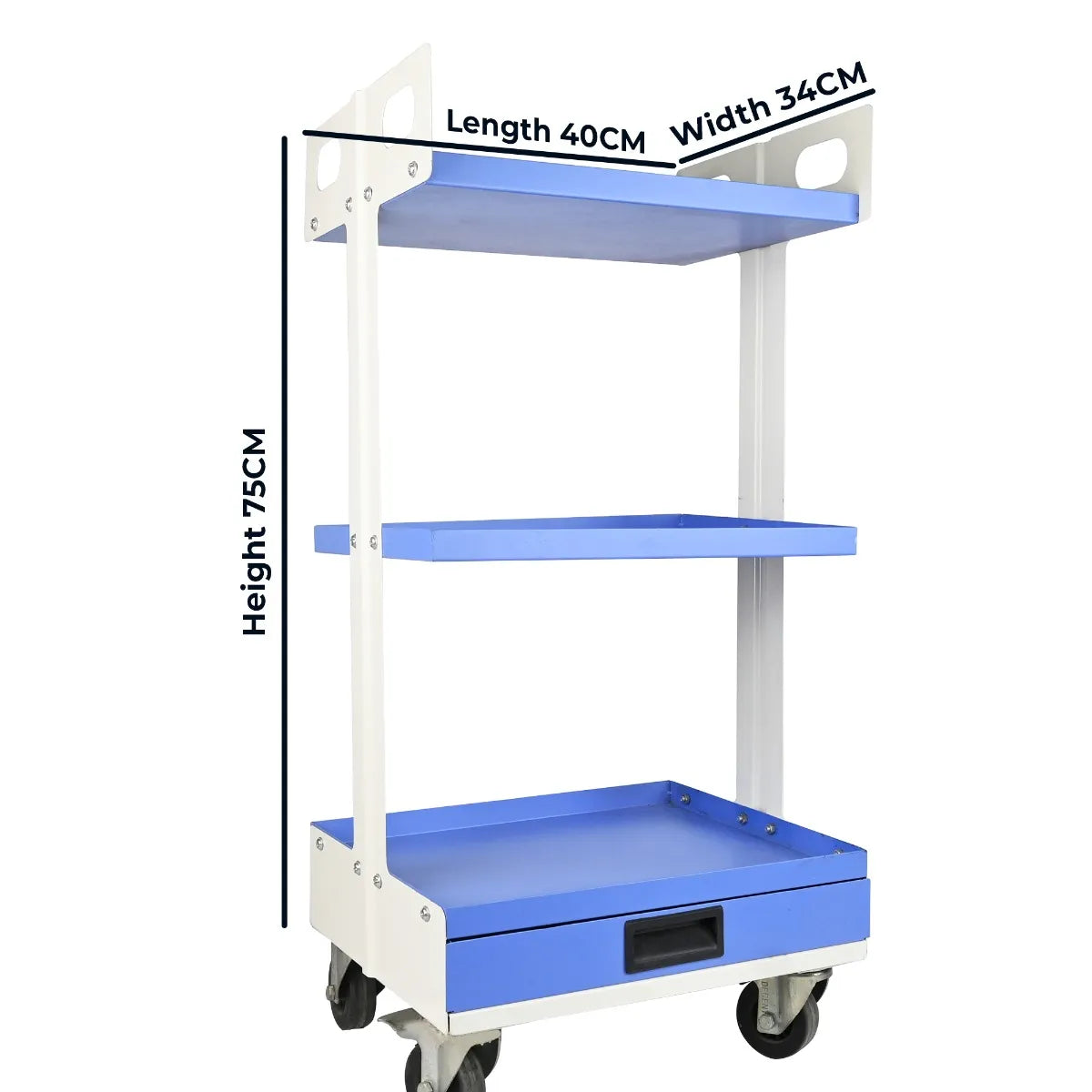 Life Dental Trolley Economy Double Pillar(Lite)