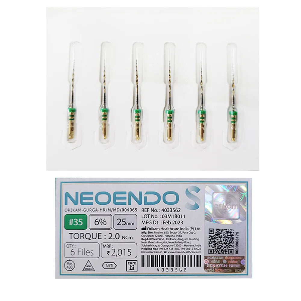 NeoEndo S Rotary Files 25mm