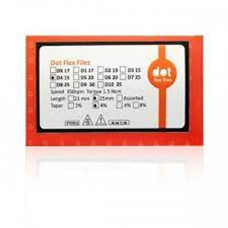 Denext Dot Flex NiTi Rotary Files - 4%/21mm 17