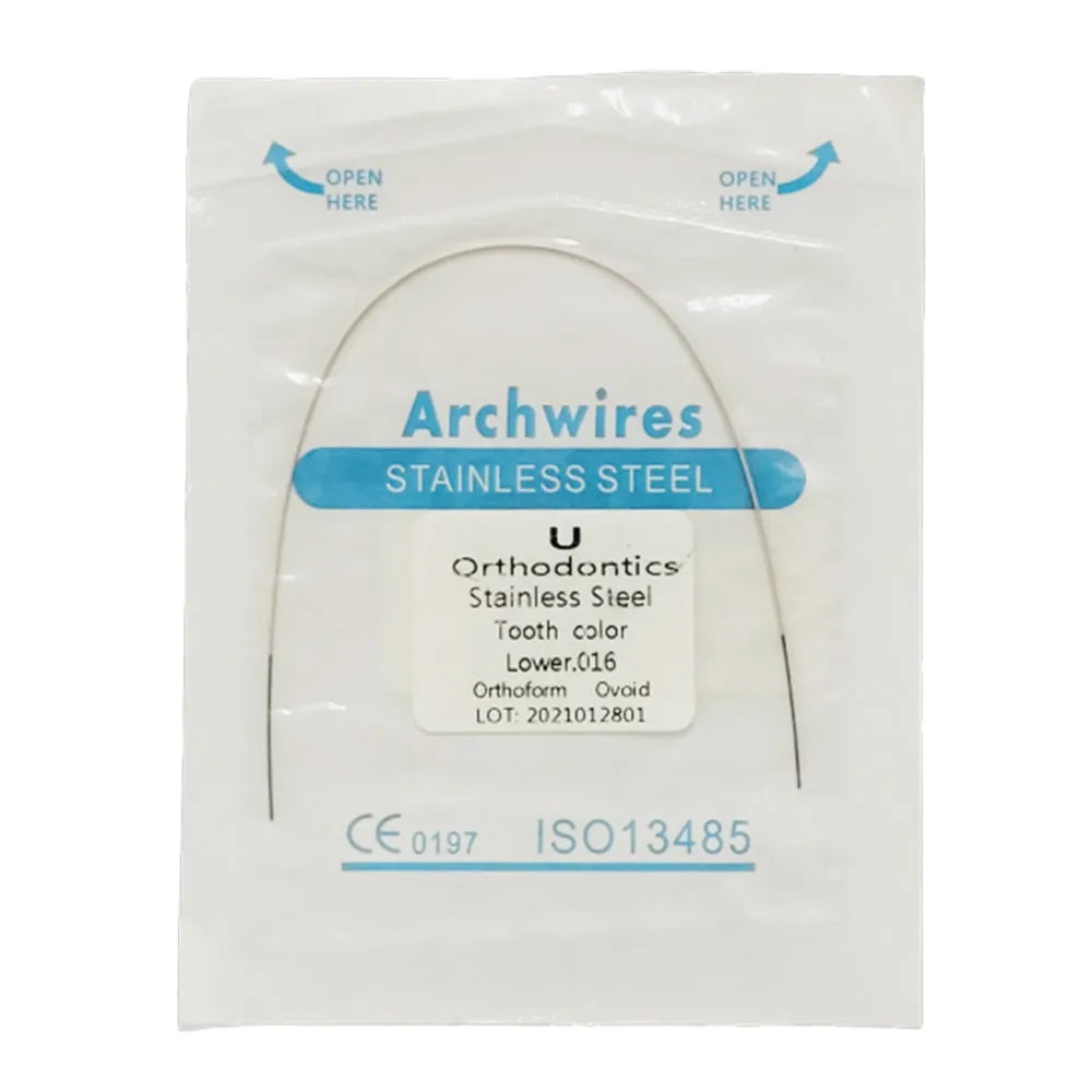 U Ortho SS Tooth Color Wire - Ovoid