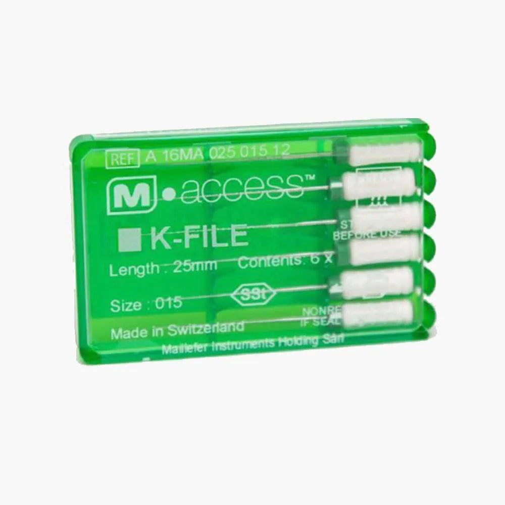 Dentsply M-Access K-Files 25mm (Hand Operated Files)