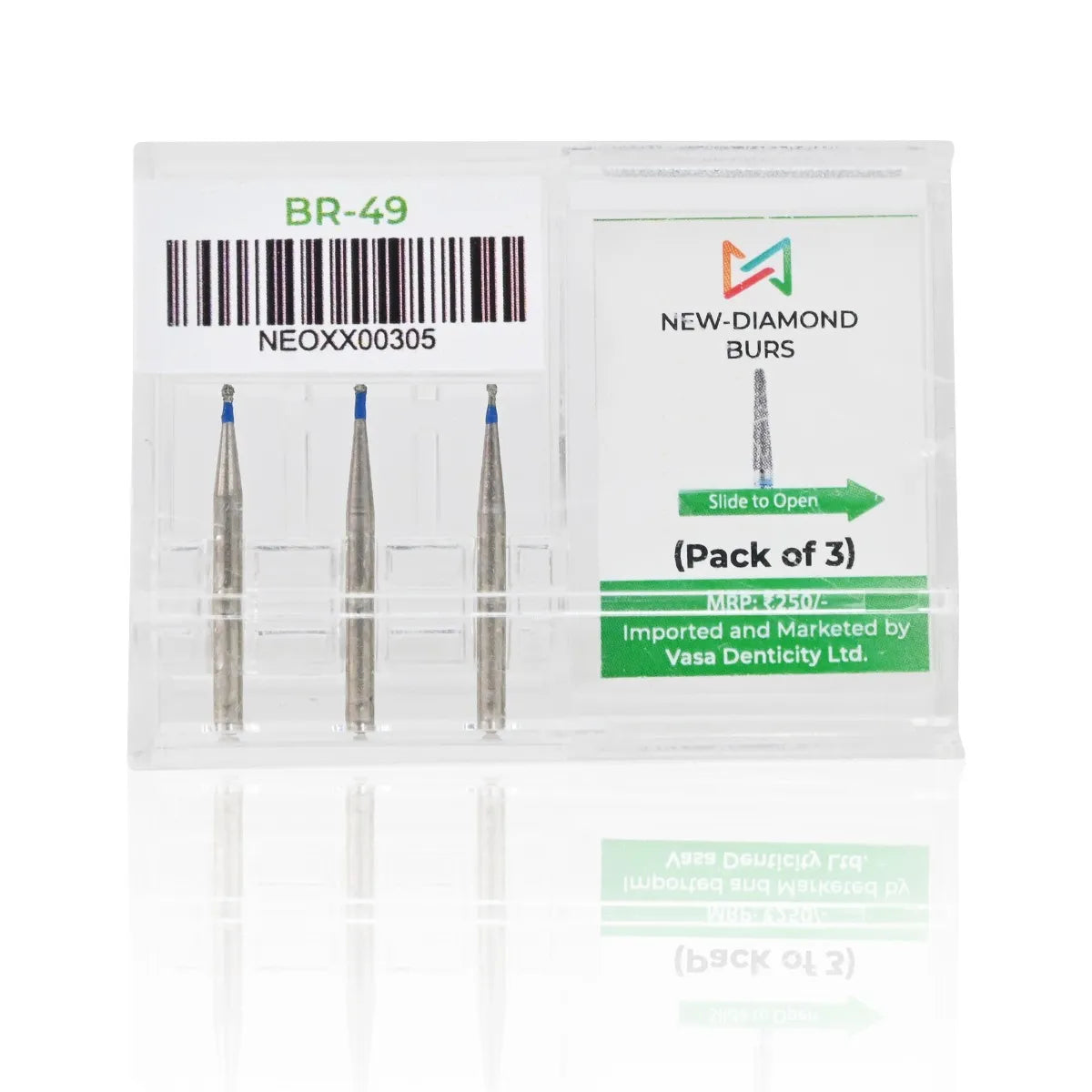 NewDiamond Ball Round Diamond Bur -BR (Pack Of 3)