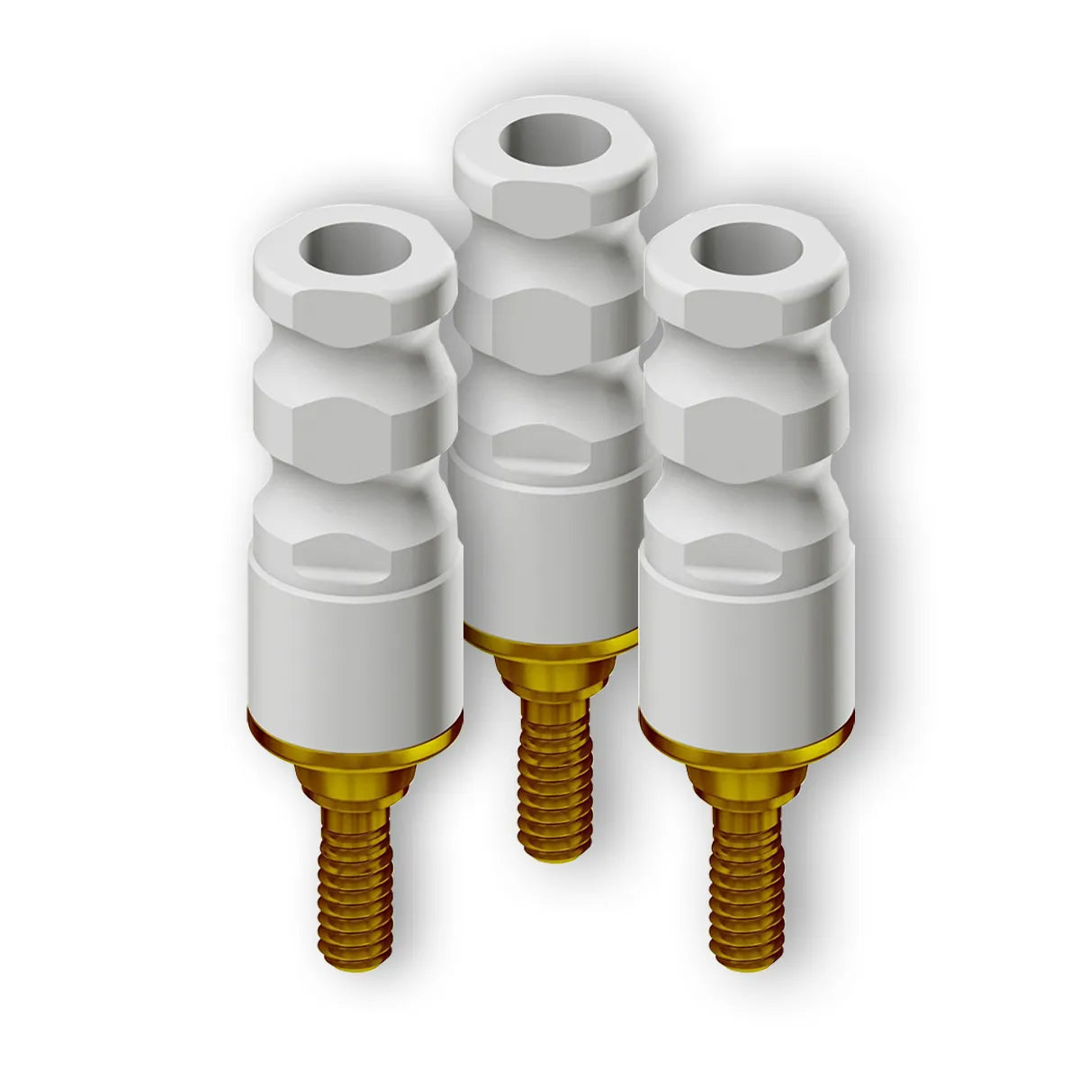 Adin CloseFit NP Non Engaging Titanium / Plastic Casting Abutment 4.2mm x GH 1mm x 13.2mm (NP3097)