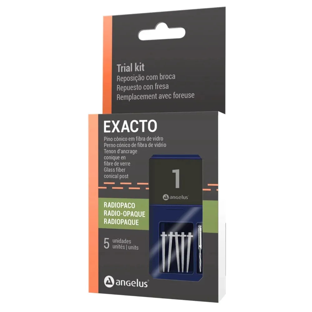 Angelus Exacto Trial Pack Glass Fiber Post