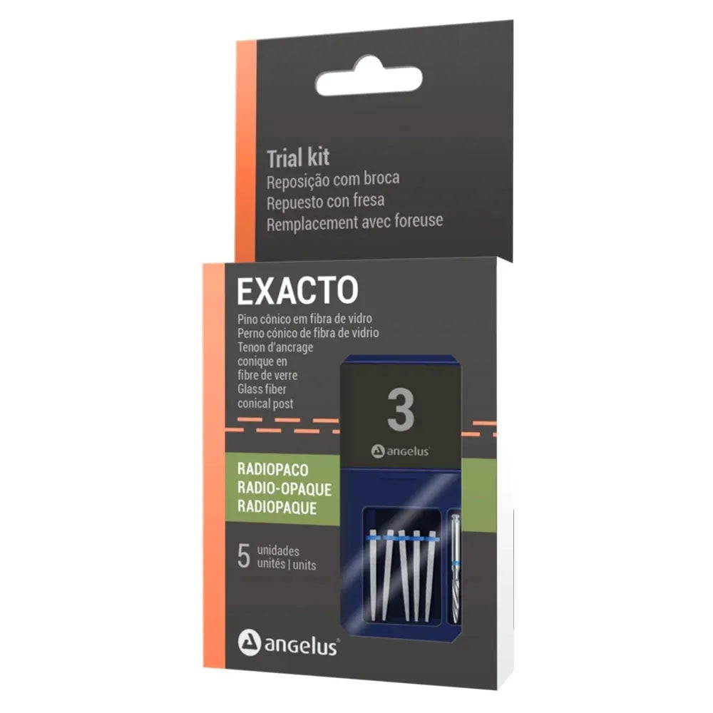 Angelus Exacto Trial Pack Glass Fiber Post