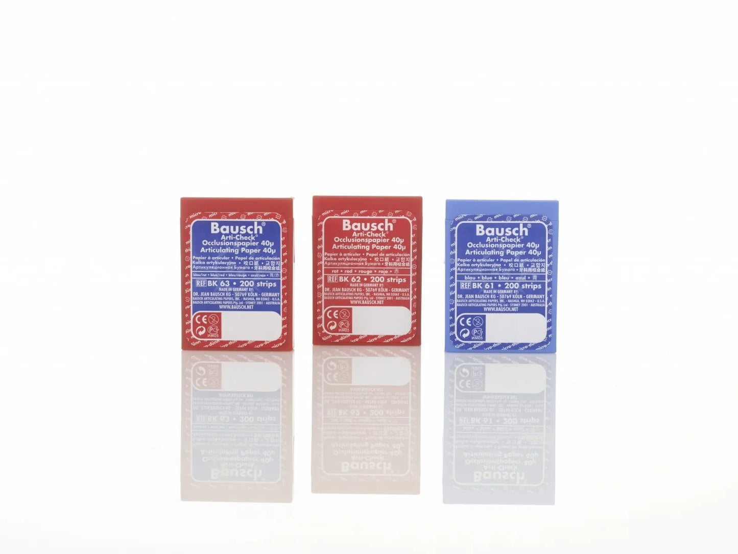 Bausch Arti-Check Articulating Papers Micro Thin - 40µ Microns