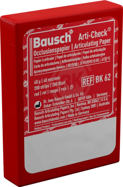 Bausch Arti-Check Articulating Papers Micro Thin - 40µ Microns