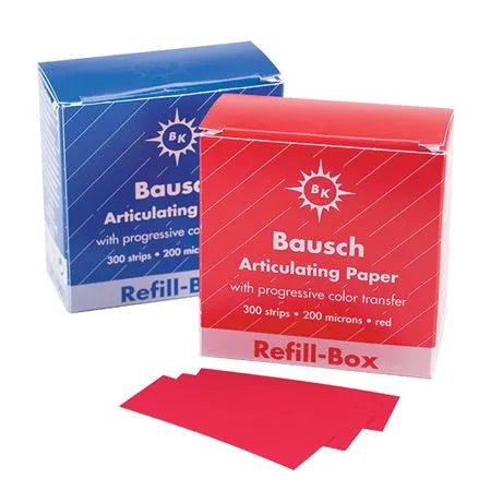 Bausch Articulating Papers with Progressive Colour Transfer - 200µ Microns