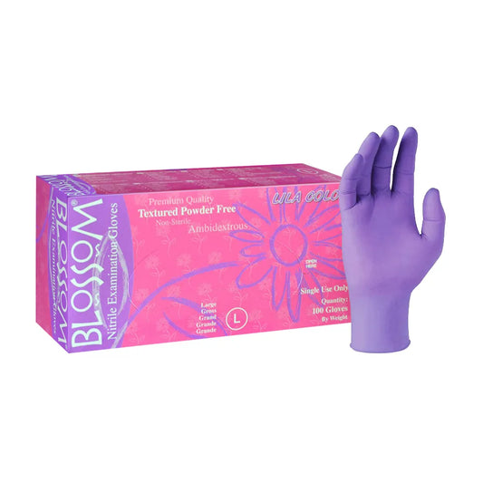 Blossom LILA Nitrile Exam Gloves