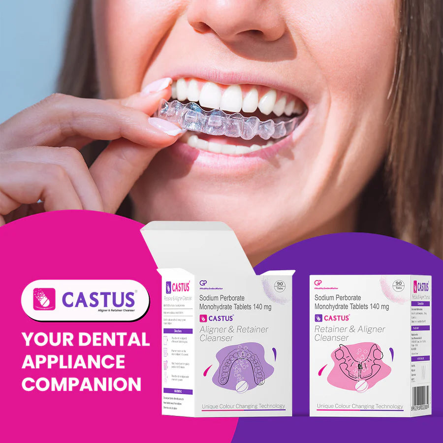 Castus Retainer & Aligners Cleanser Tablets (90 pack)