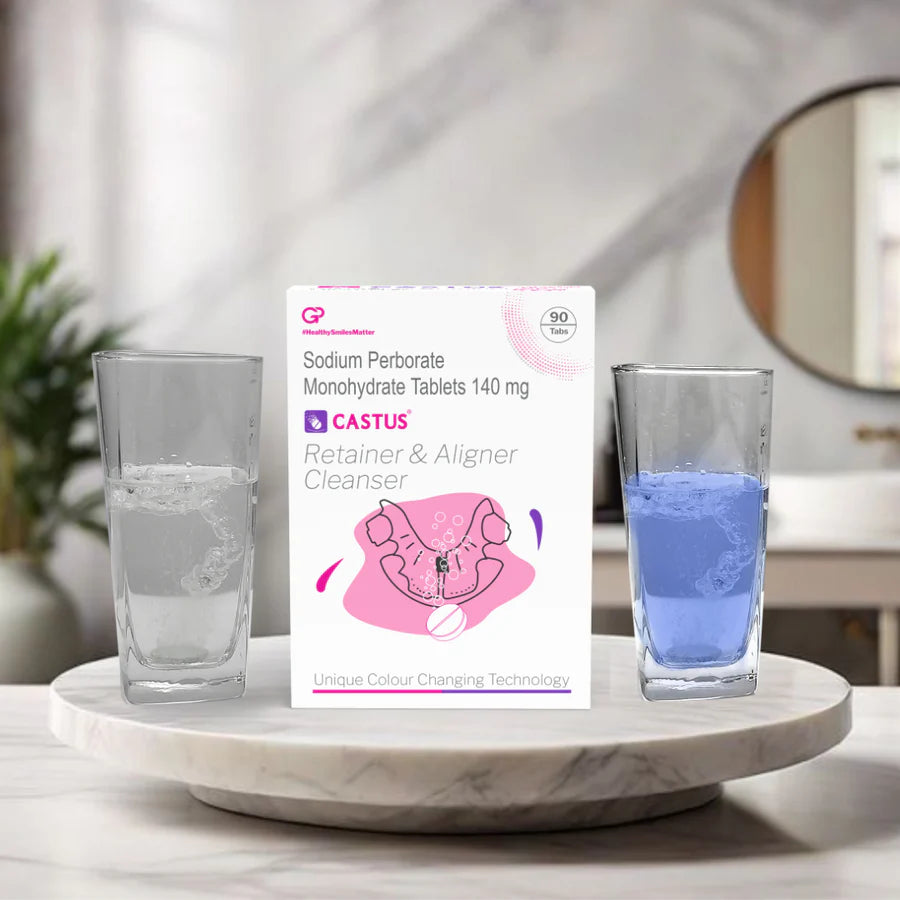 Castus Retainer & Aligners Cleanser Tablets (90 pack)