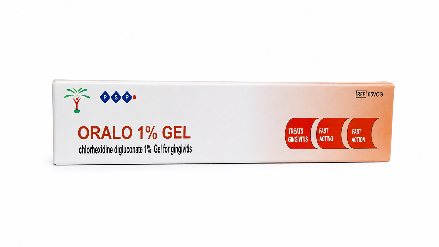 ORALO 1% Chlorhexidine Gel | Gingivitis Treatment