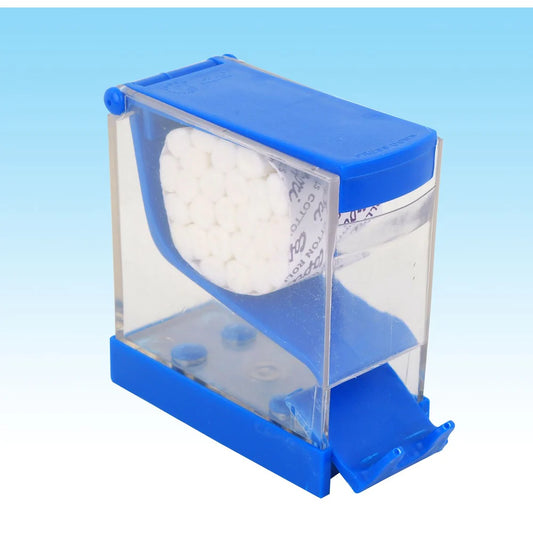 Capri Cotton Roll Dispenser With 1 Roll (Color Assorted)