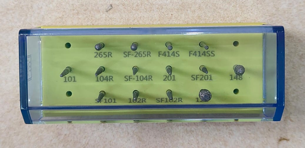 Crown Preparation Diamond Bur Kit 