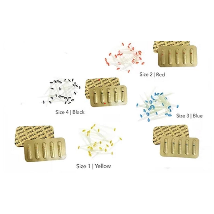 Denmax Fiber Posts - Size 1 (Yellow) Set Of 5 Pcs