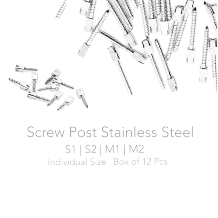 Denmax Stainless Steel Metal Posts - S1 Pack of 12 Pcs