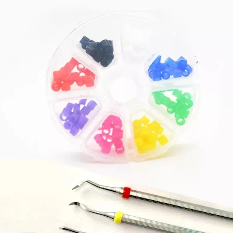 Dental Silicone Color Coding Rings (160 Pcs)