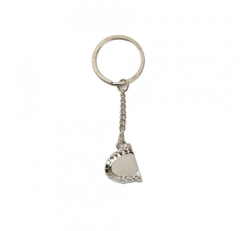 Dental Silver Denture Key Chain