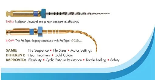 Dentsply Protaper Gold Rotary Files 31mm