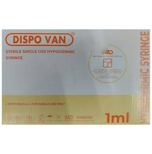Dispovan 1ml Syringe With 26G Needle