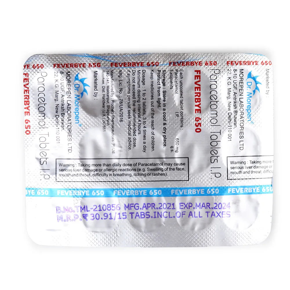Dr. Morepen Feverbye - 650